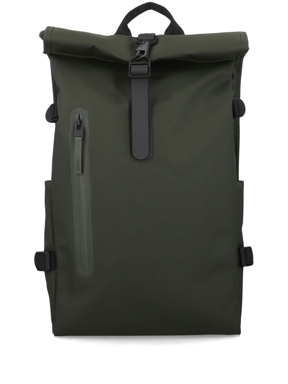 Rains Large Rolltop Backpack In Green