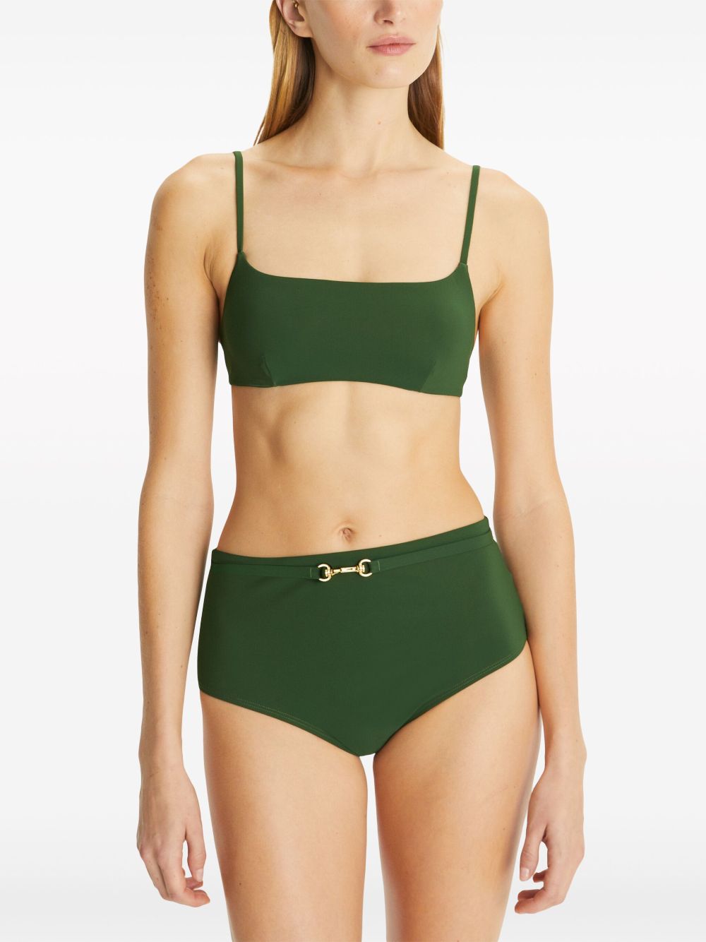 Tory Burch Bikinitop met vierkante hals Groen