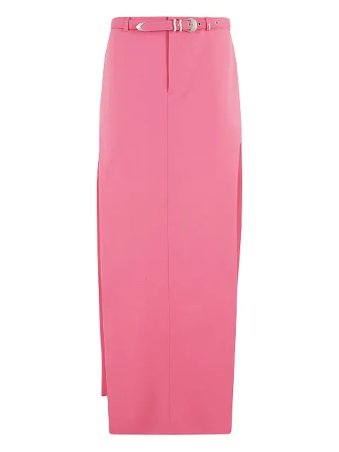 Ssheena belted split pencil skirt