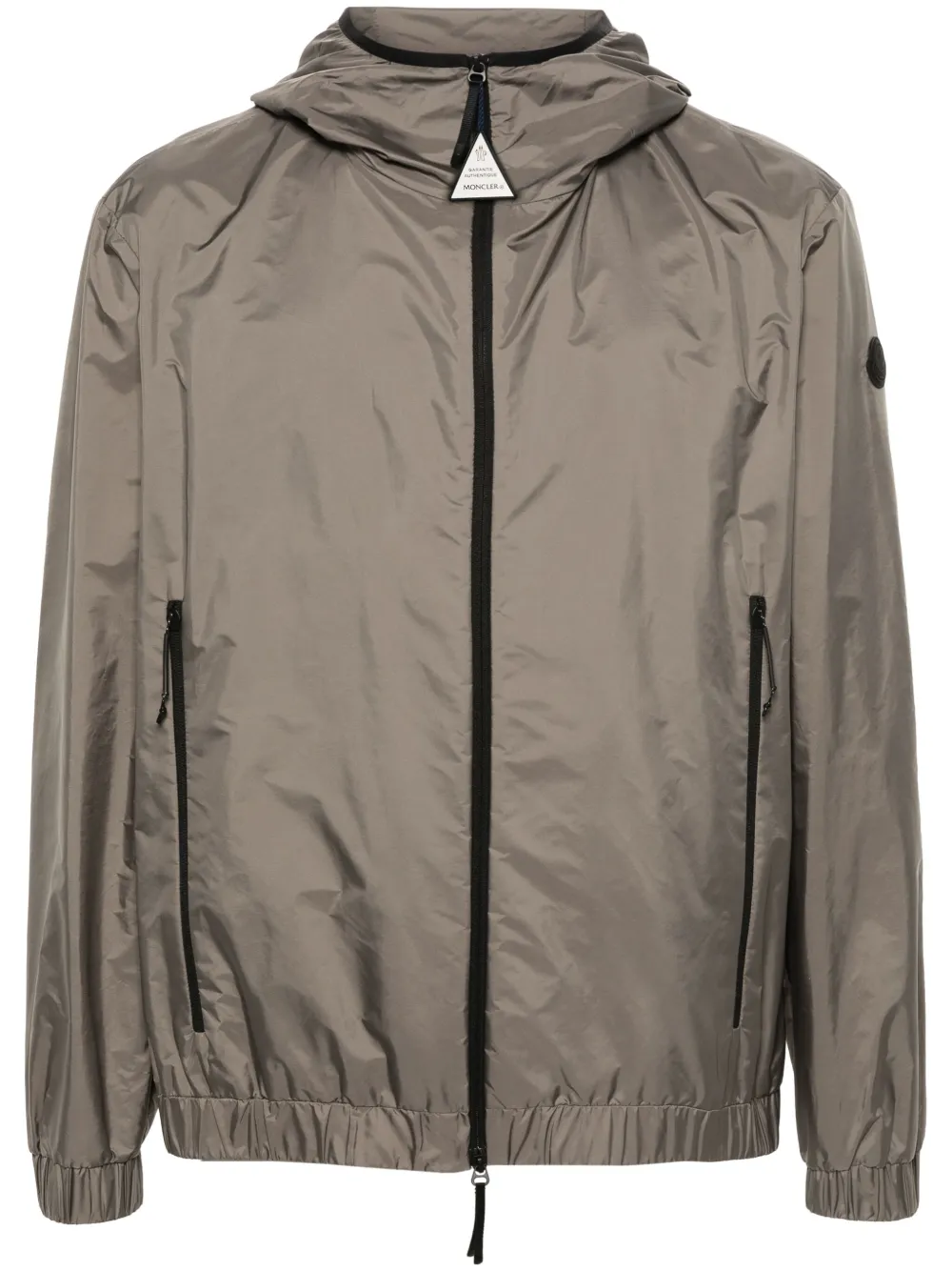 Moncler hooded lightweight jacket Groen