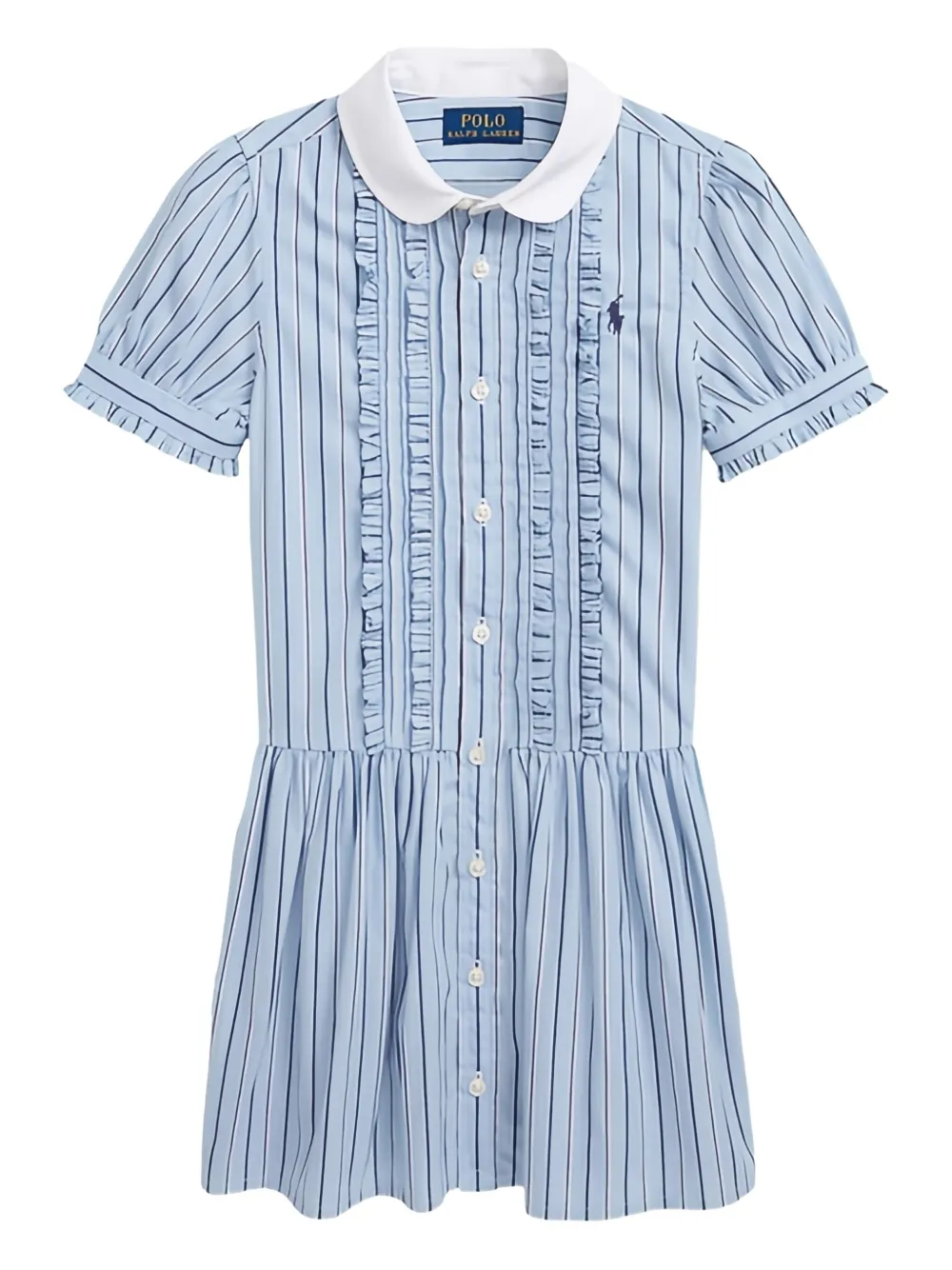 POLO RALPH LAUREN KIDS striped dress | Blue | Image 1