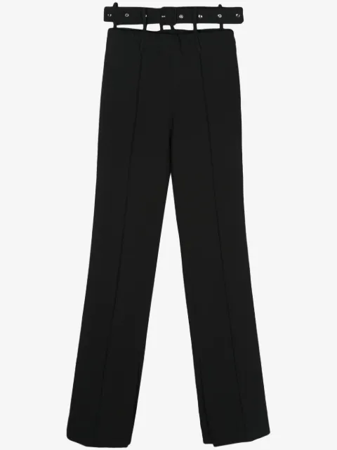 Rokh belt-detail straight trousers