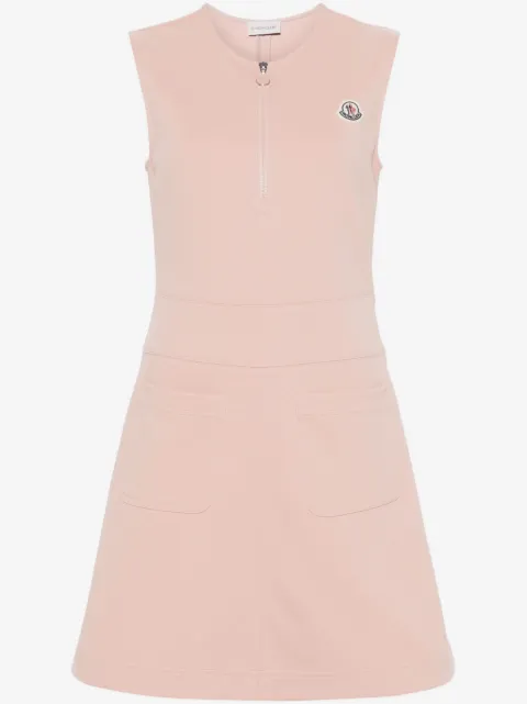 Moncler logo-appliqué mini dress