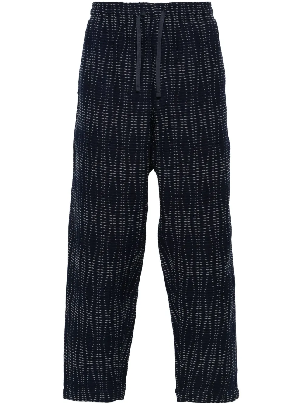 YMC Alva broek met toelopende pijpen Blauw