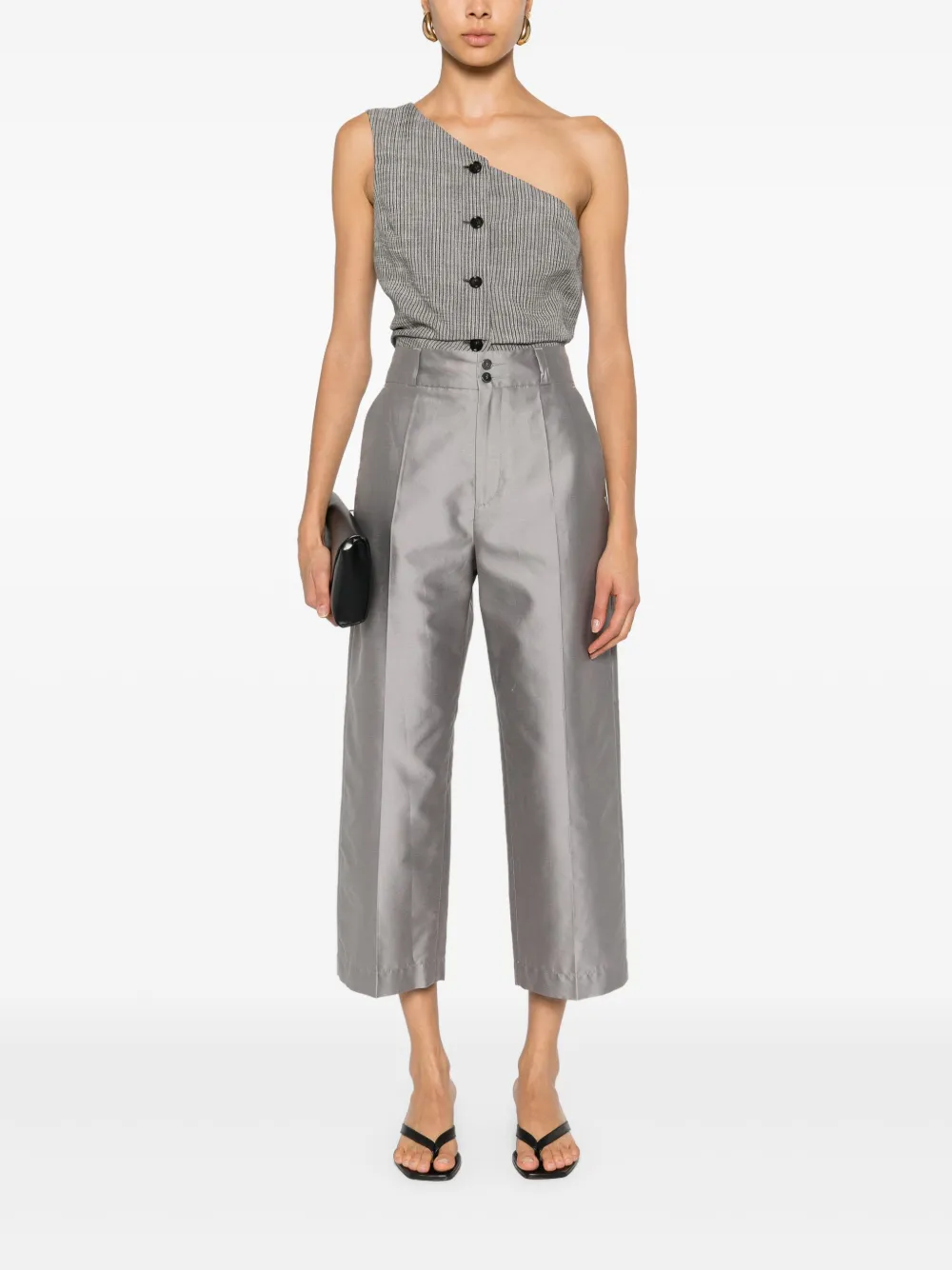 Barena Paola cropped broek - Grijs