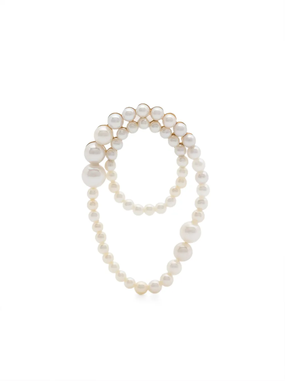 14kt recycled yellow gold Embrassée single earring