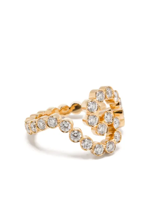 Sophie Bille Brahe 18kt recycled yellow gold Gaia Diamant ring