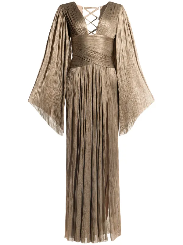 Maria Lucia Hohan Alana ドレス | ブラウン | FARFETCH JP