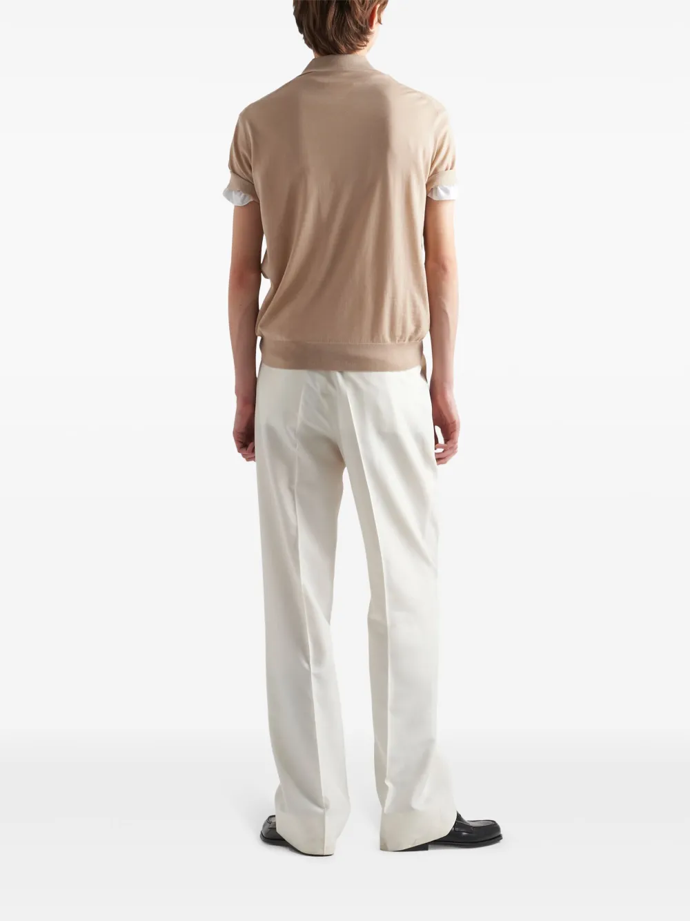 Prada Wollen poloshirt Beige