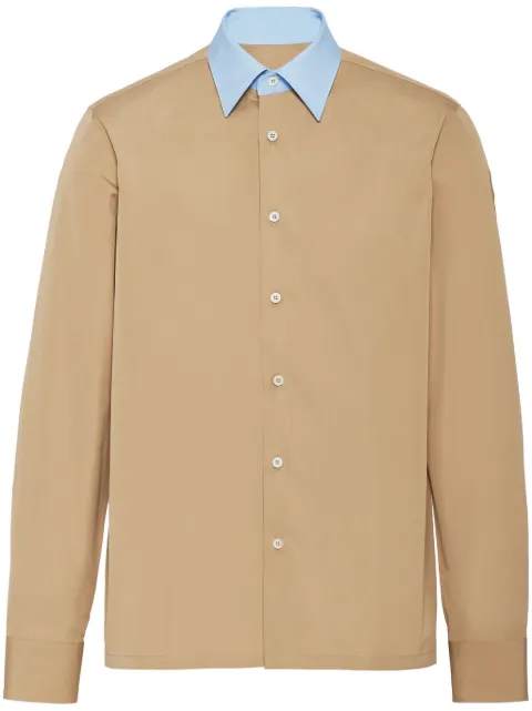 Prada long-sleeve cotton shirt