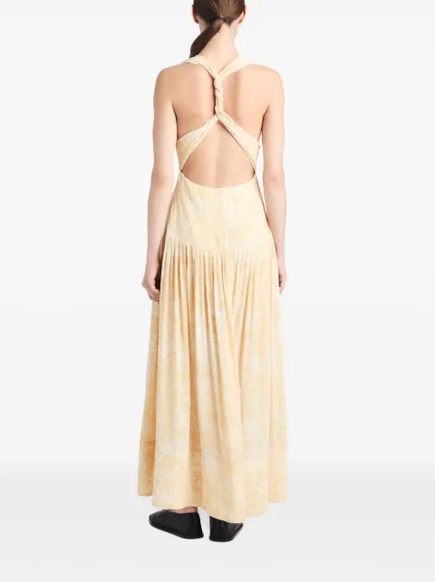 Proenza Schouler twist-strap maxi dress R2433000BYP137970 - 3