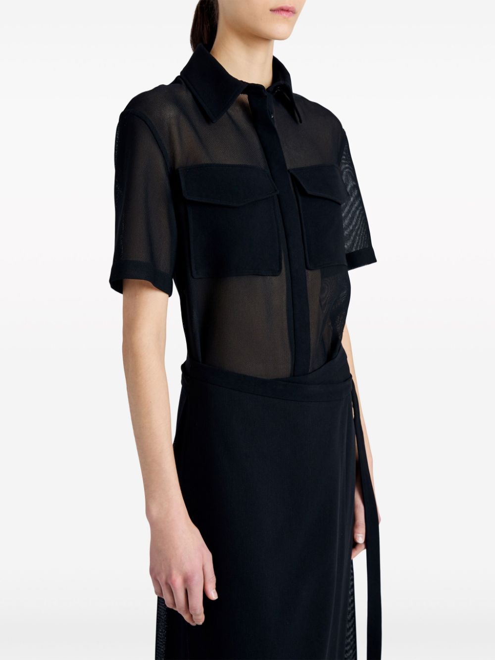 Proenza Schouler Emory semi-sheer dress Women