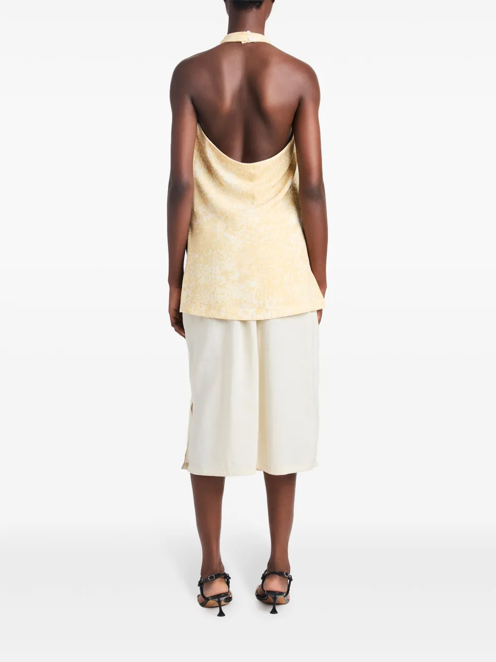 PROENZA SCHOULER THEDA ABSTRACT-PATTERN PRINT TOP