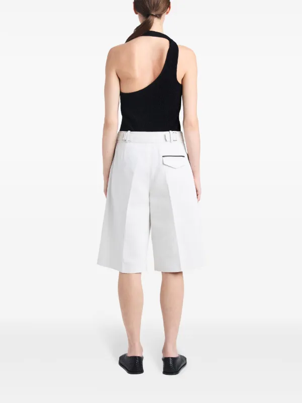 Proenza Schouler プリーツ ハーフパンツ Proenza Schouler プリーツ ハーフパンツ | ホワイト | FARFETCH JP