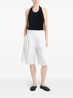 Proenza Schouler プリーツ ハーフパンツ Proenza Schouler プリーツ ハーフパンツ | ホワイト | FARFETCH JP