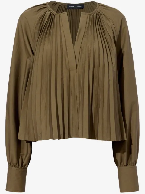 Proenza Schouler Monica pleat-detailing blouse 