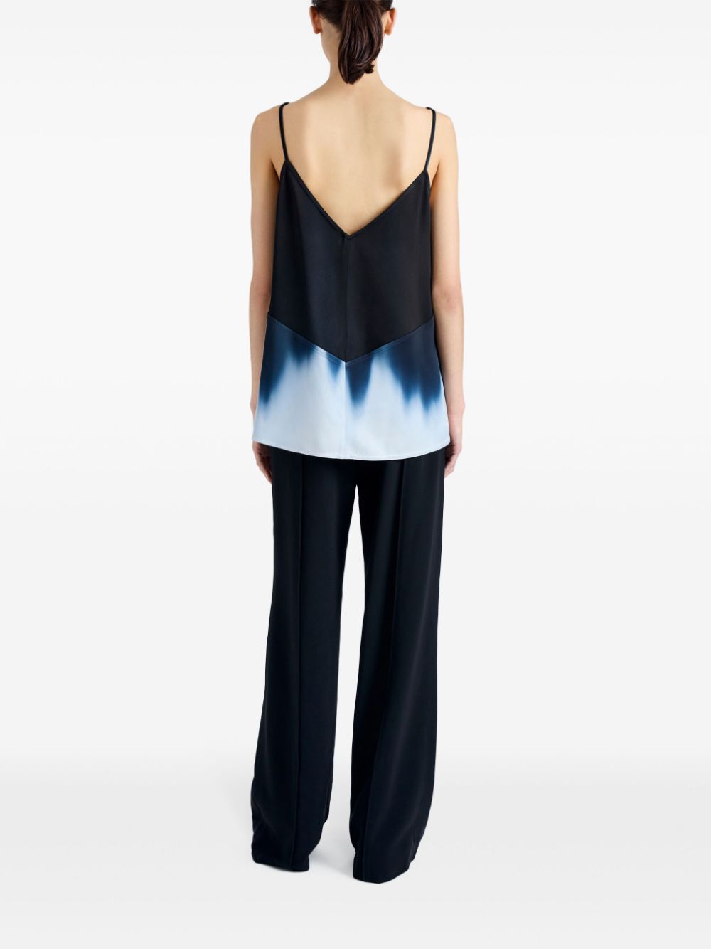 Shop Proenza Schouler Gradient Effect Sabine Top In Blue