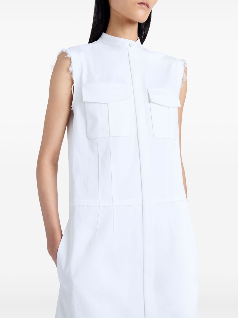 Shop Proenza Schouler Erica Cotton Dress In White