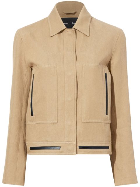 Proenza Schouler cotton-linen blend jacket