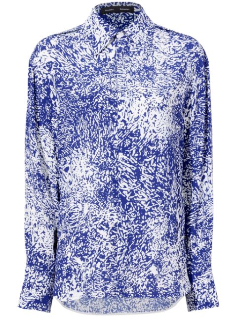 Proenza Schouler Norman abstract-print blouse Women