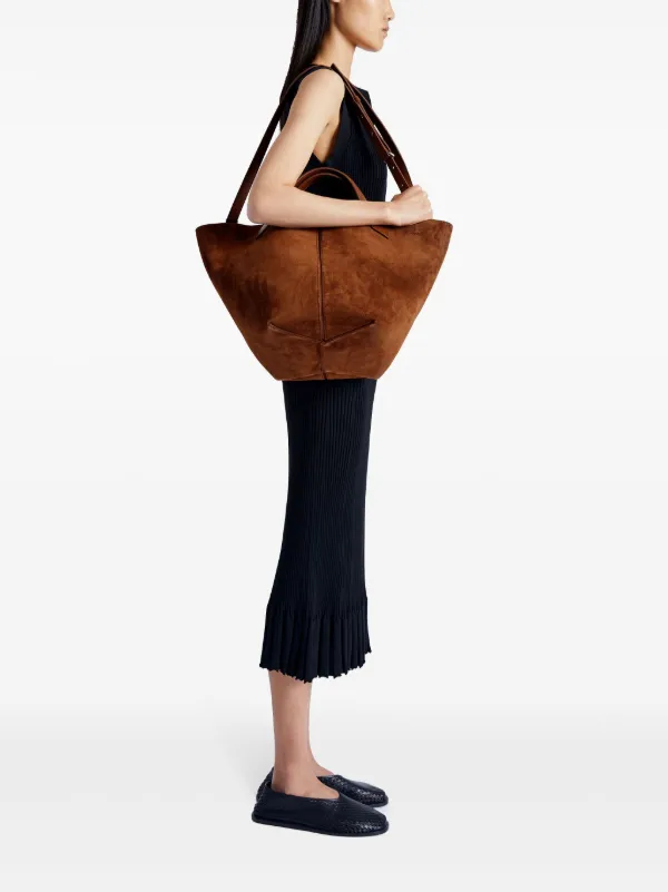 Proenza Schouler Bolsa Tote Chelsea Grande | Marrom | FARFETCH BR
