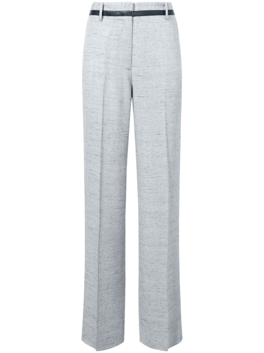 Proenza Schouler Aiden mélange wide-leg trousers - Grey