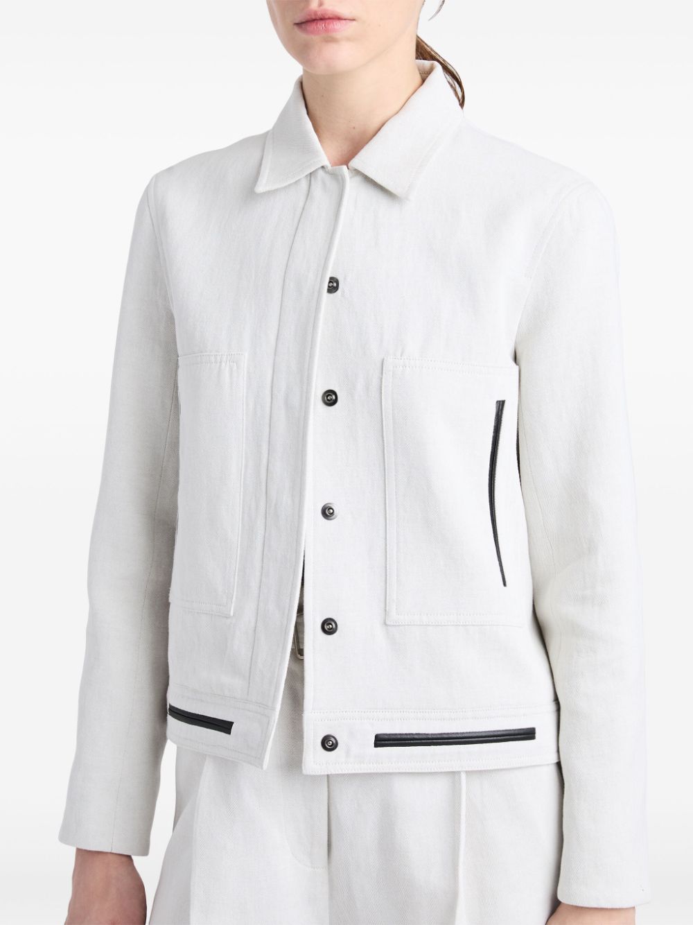 Proenza Schouler cotton-linen blend jacket Women