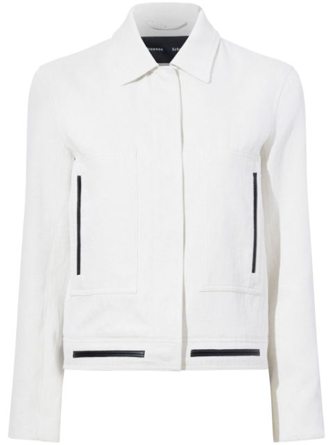 Proenza Schouler cotton-linen blend jacket