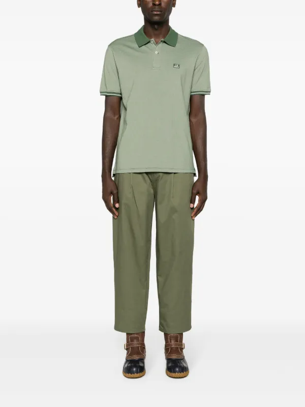 CP company ポロシャツ C.P. Company ピケ ポロシャツ | グリーン | FARFETCH JP