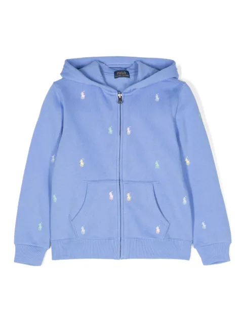 POLO RALPH LAUREN KIDS hoodie con logo bordado