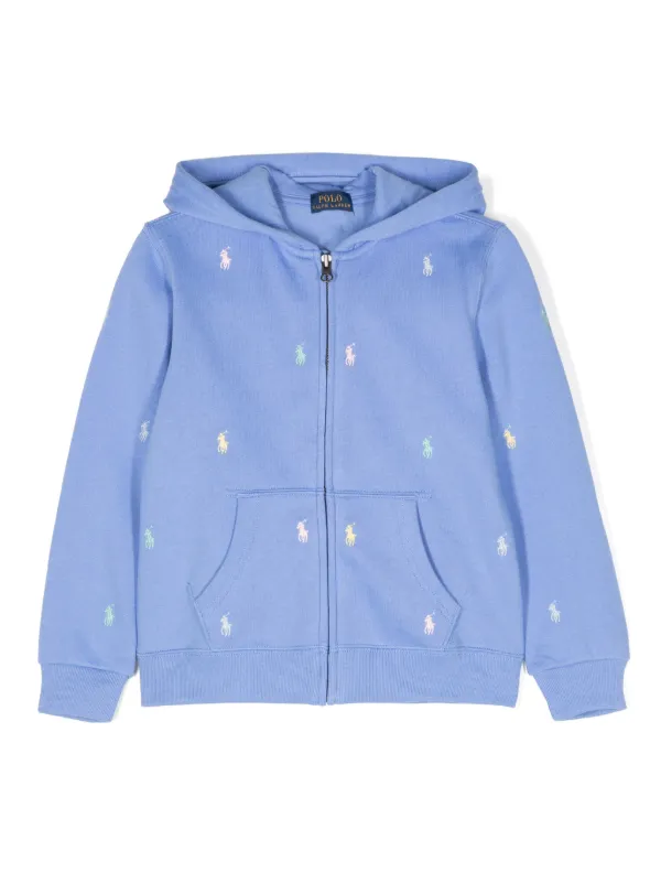 Polo ralph lauren all over pony hoodie new arrivals