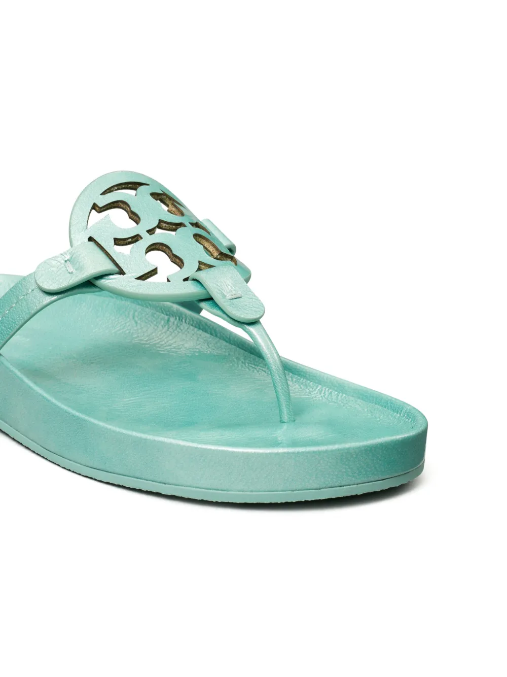 Tory Burch Miller Cloud leren sandalen Blauw