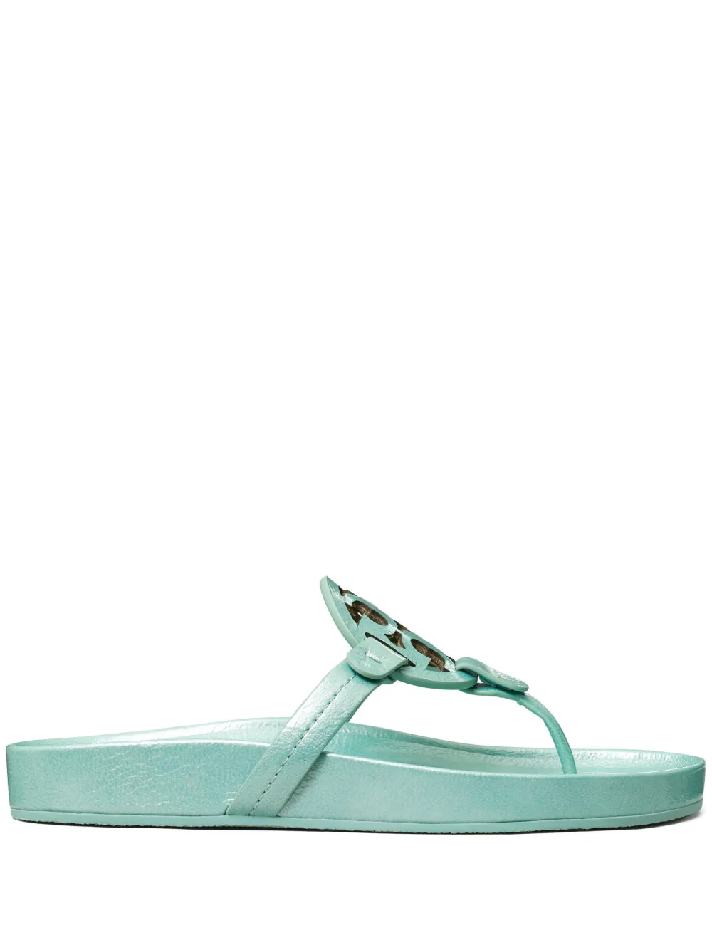 Tory Burch Miller Cloud レザーサンダル - ブルー Tory Burch Miller Cloud レザーサンダル - ブルー