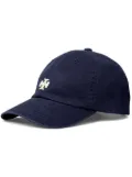 Tory Burch logo-embroidered baseball cap - Blue