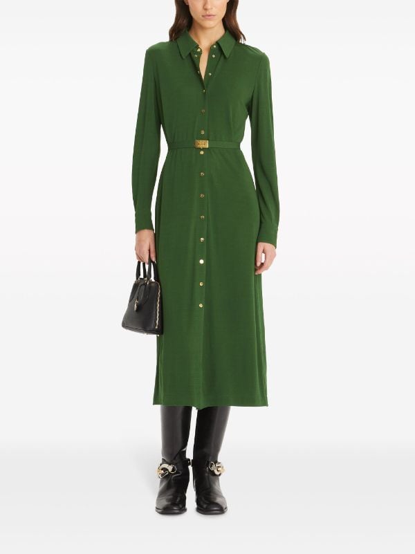 Tory Burch Belted Shirt Dress - Farfetch