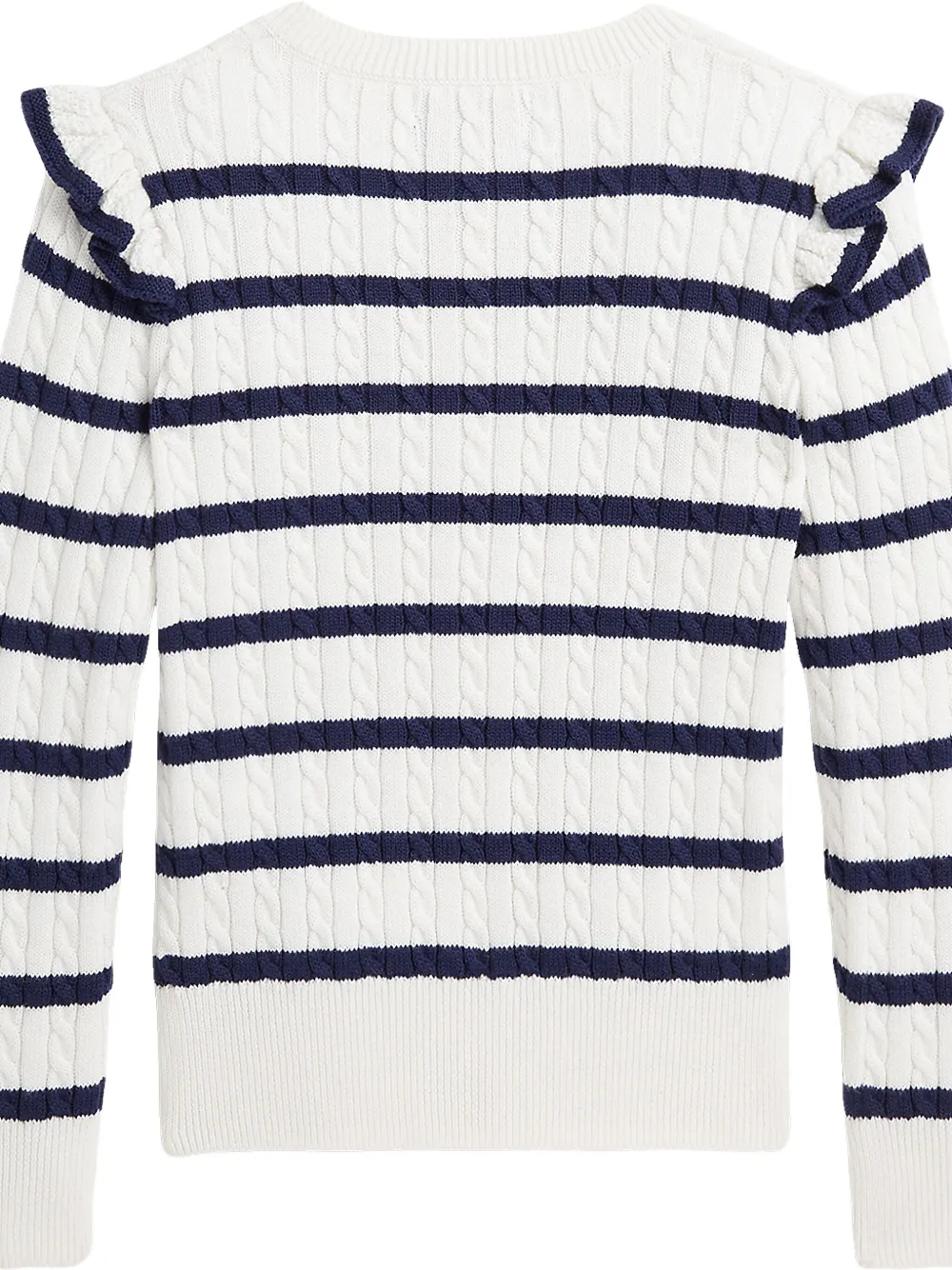 POLO RALPH LAUREN KIDS striped cotton cardigan | Girls Cardigans | Image 2