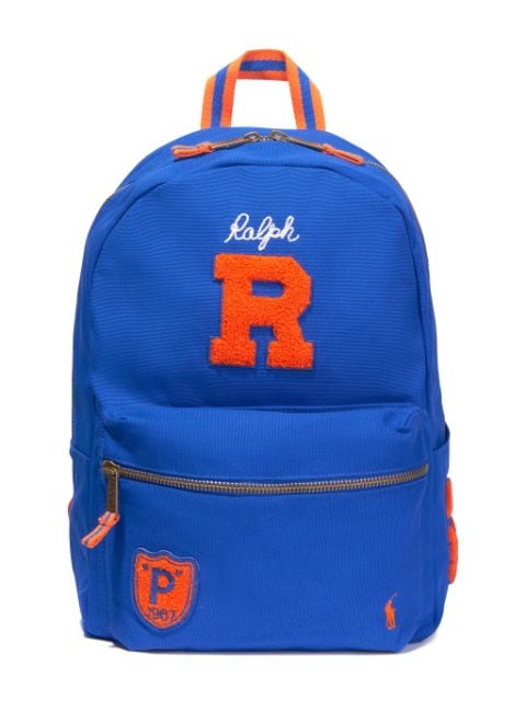 Ralph Lauren Kids initial-appliqué backpack