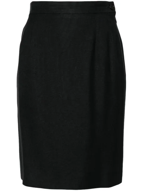 Saint Laurent Pre-Owned 1990s A-line miniskirt