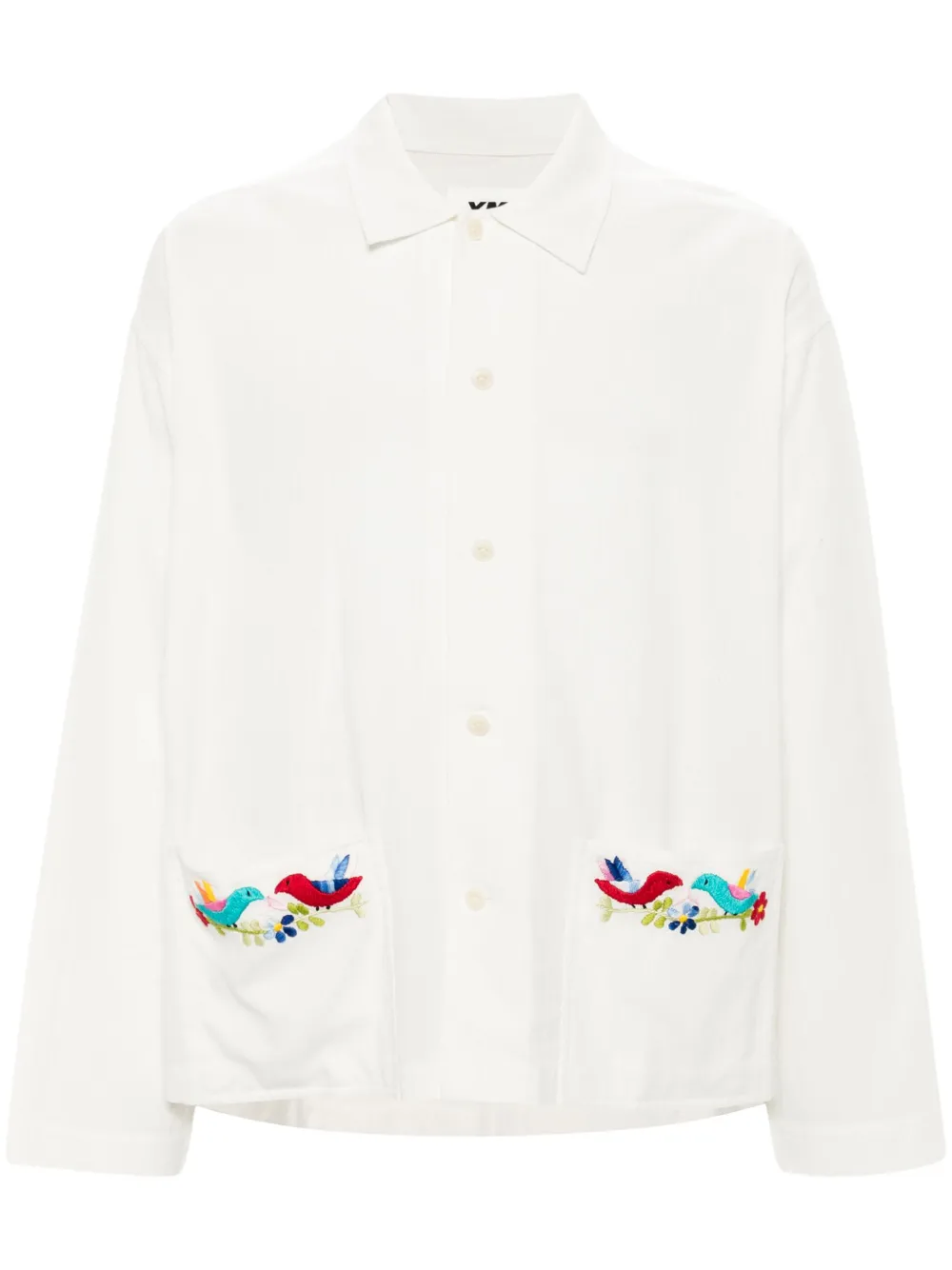 Ymc You Must Create Off-white Pj Shirt In White