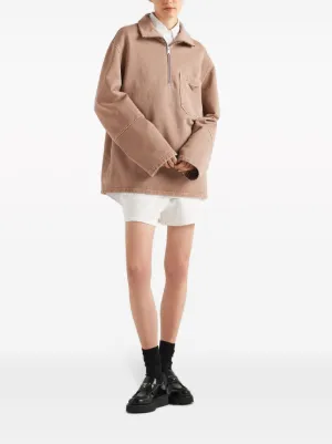 【PRADA】コットンフリースショートパンツ Prada（プラダ）ウィメンズ ショートパンツ＆キュロット - FARFETCH