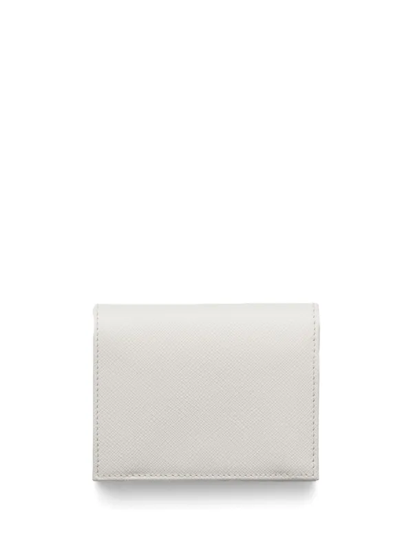 PRADA ホワイトレザー二つ折り財布 Prada 二つ折り財布 | ホワイト | FARFETCH JP