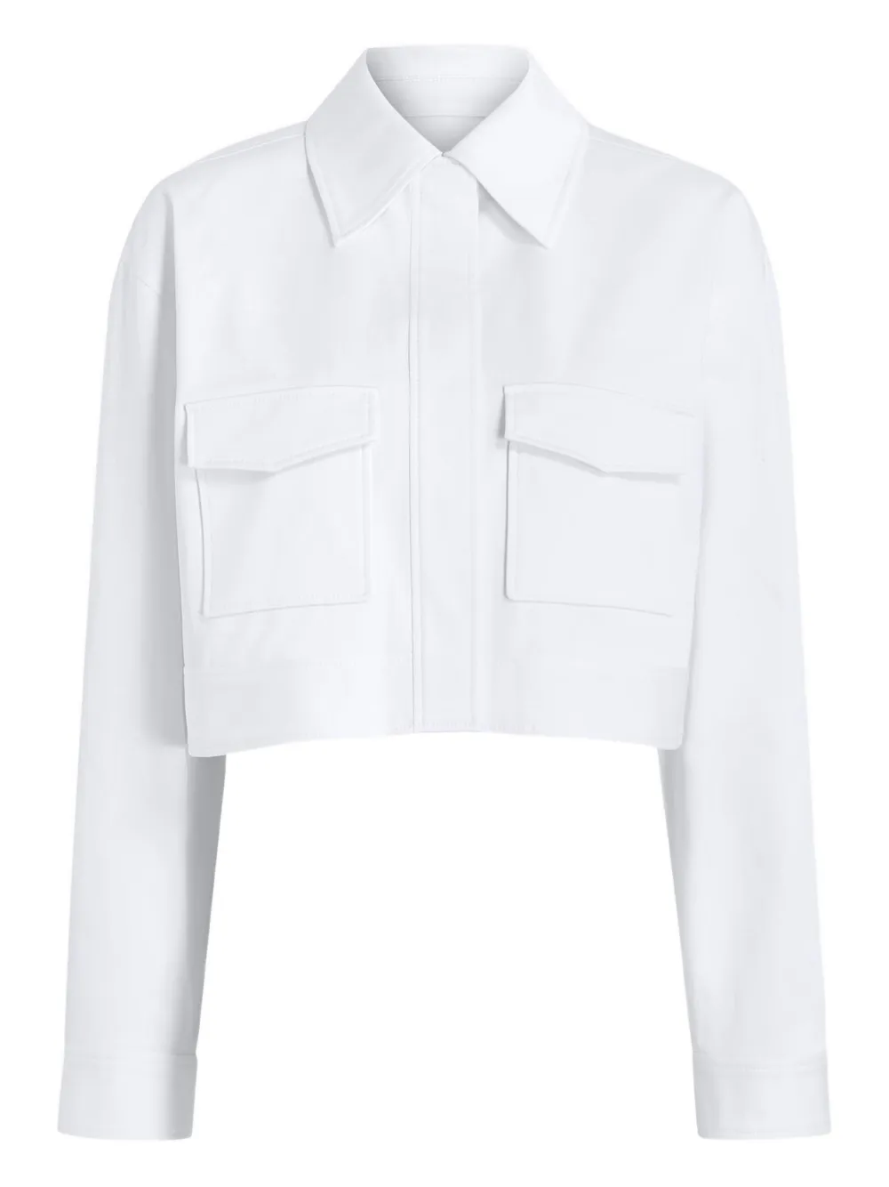 Proenza Schouler Dylan cropped jacket | White | Image 1