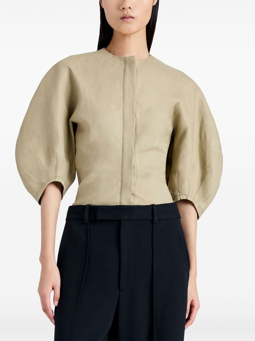 Proenza Schouler Reagan stretch-linen top Women