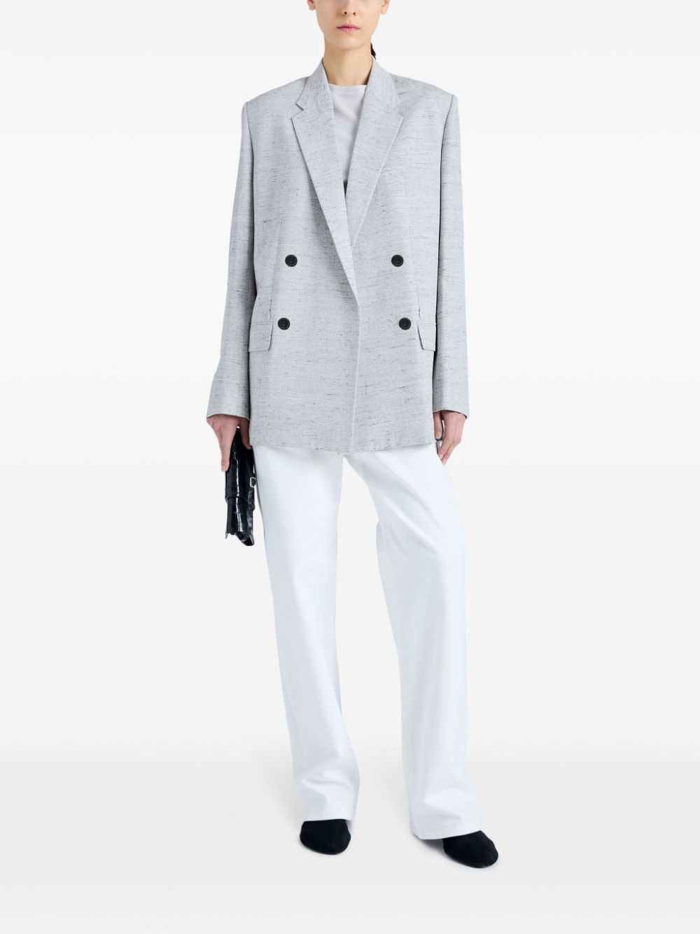 Proenza Schouler Hadley melange-effect blazer Women