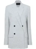 Proenza Schouler Hadley mélange-effect blazer - Grey