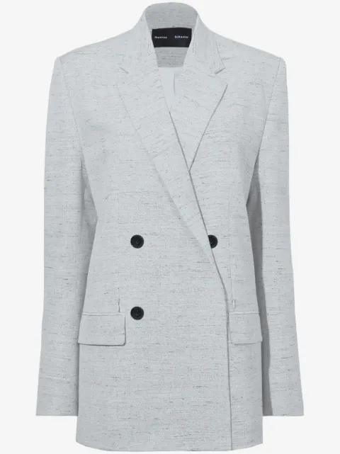 Proenza Schouler Hadley mélange-effect blazer
