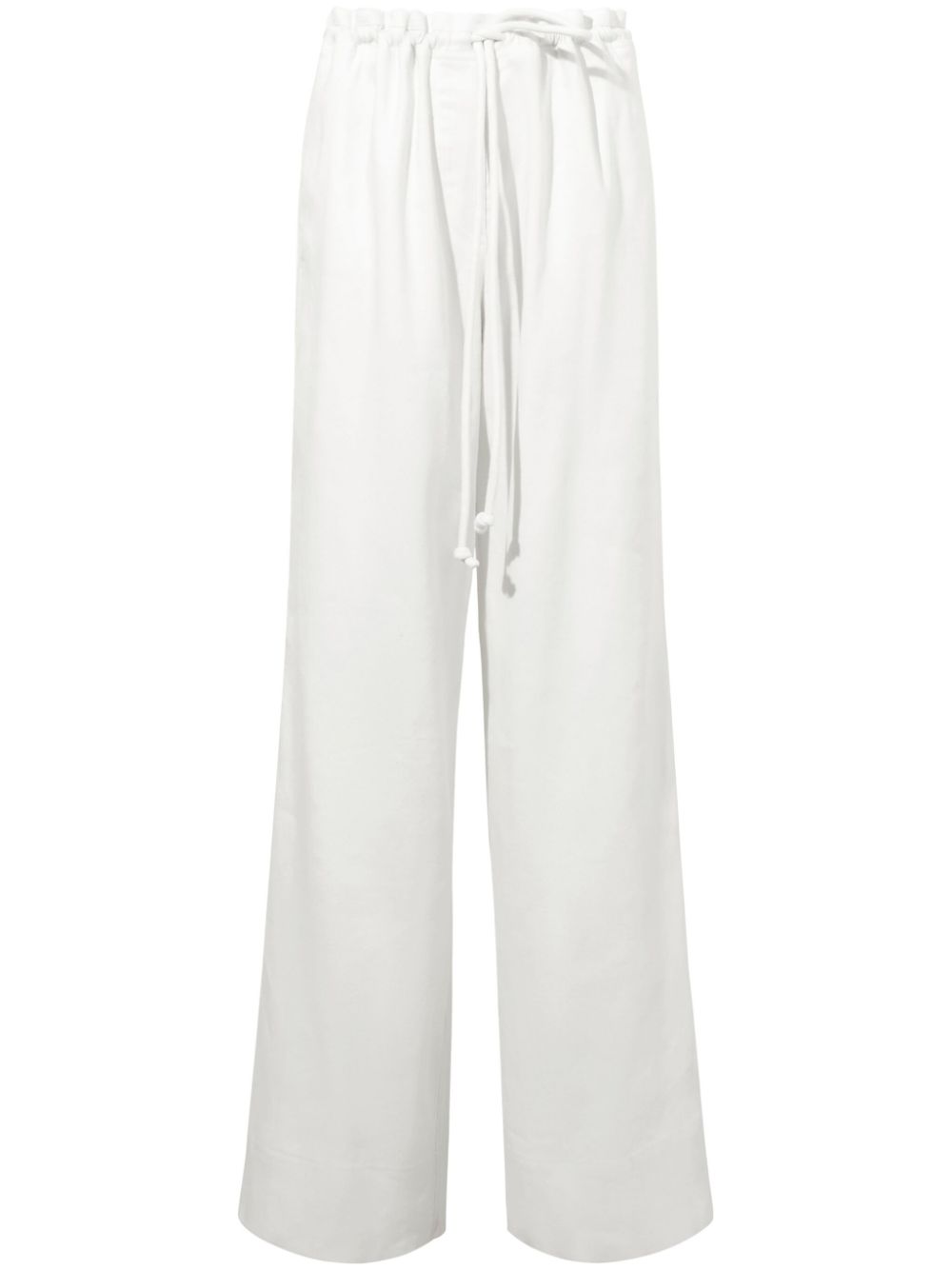 Proenza Schouler Jade Linen Trousers - Neutrals