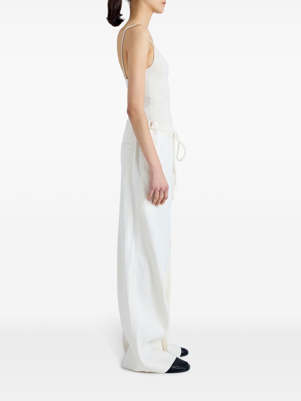 Proenza Schouler Jade Linen Trousers Women