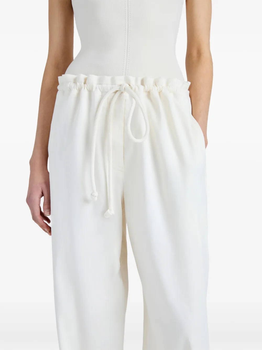 Proenza Schouler Jade Linen Trousers Women