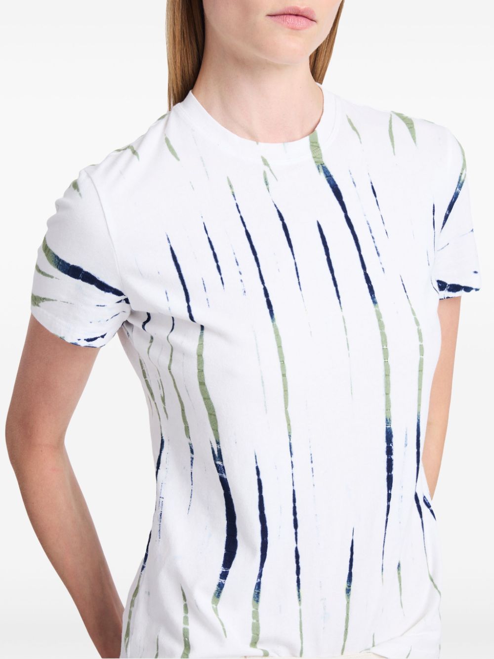 Proenza Schouler White Label graphic-print cotton-blend t-shirt Women